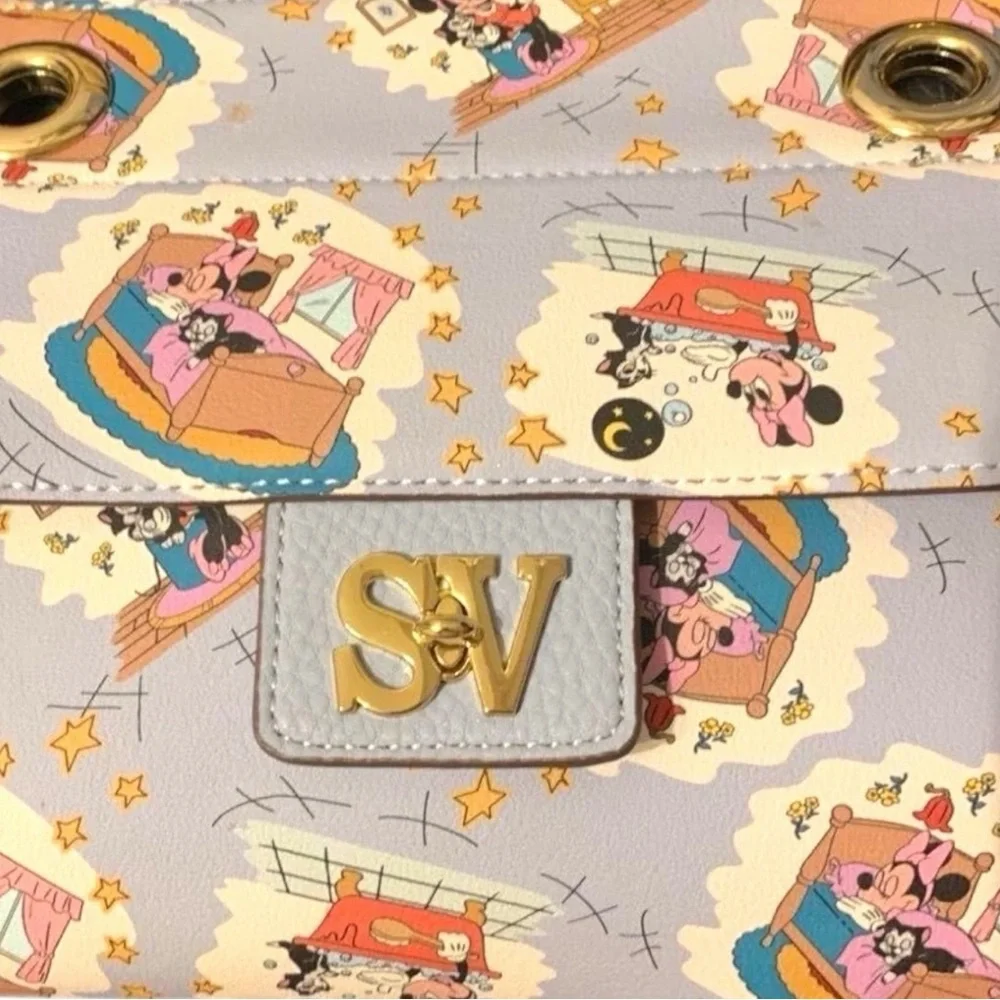 Samantha Vega Disney Fulfilled Love Leather Satchel Crossbody Bag - Picture 6 of 11